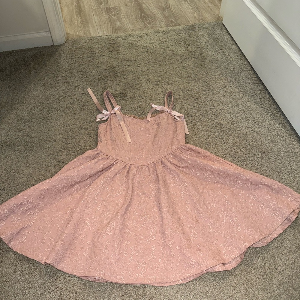 Pink babydoll dress trixxi